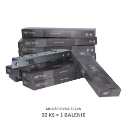 Zámok vložkový, zápust 40mm, rozteč 90mm, poniklovaná predná lišta Zámok vložkový, zápust 40mm, rozteč 90mm, poniklovaná predná lišta